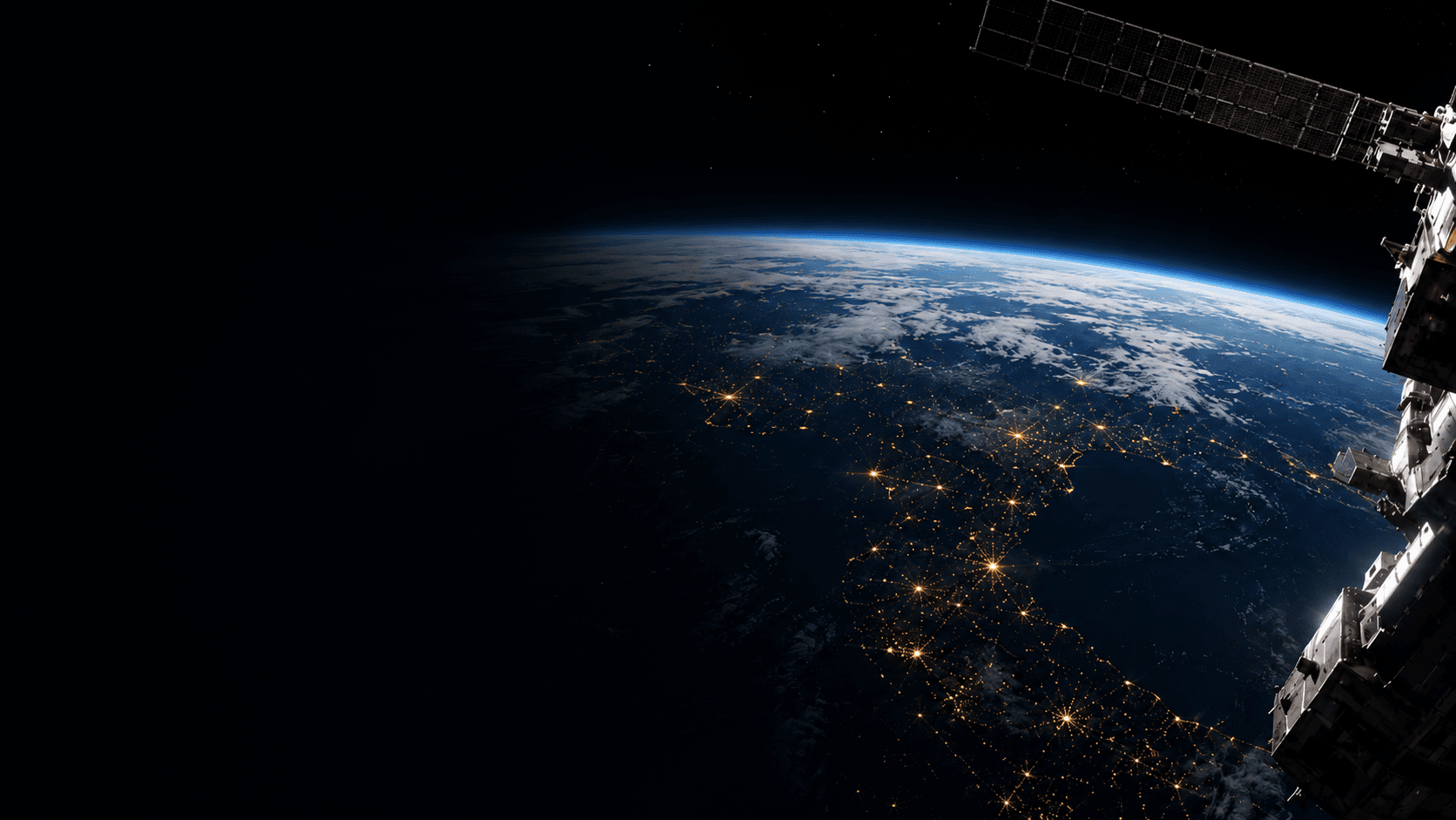 La Tierra observada desde un satélite